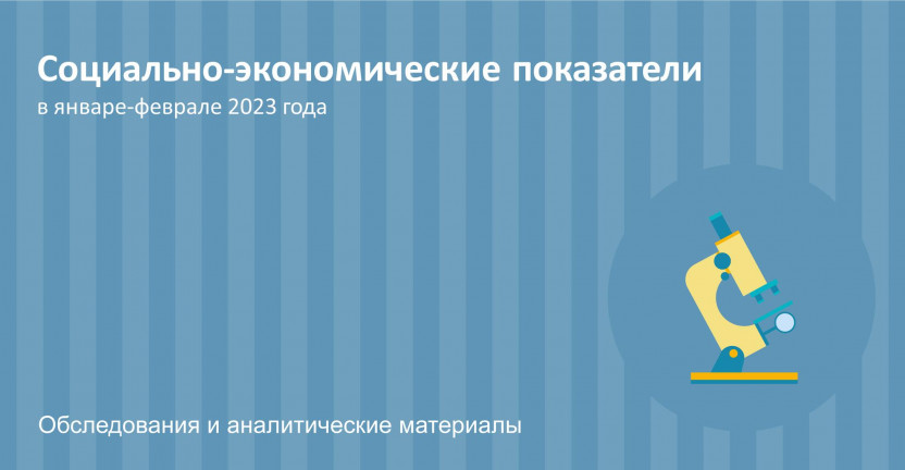 Основные социально-экономические показатели по Чеченской Республике в январе-феврале 2023 года